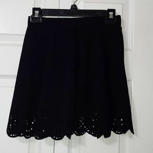 Black Stretchy Skirt, size small, 13 inches laying flat w/room for stretch